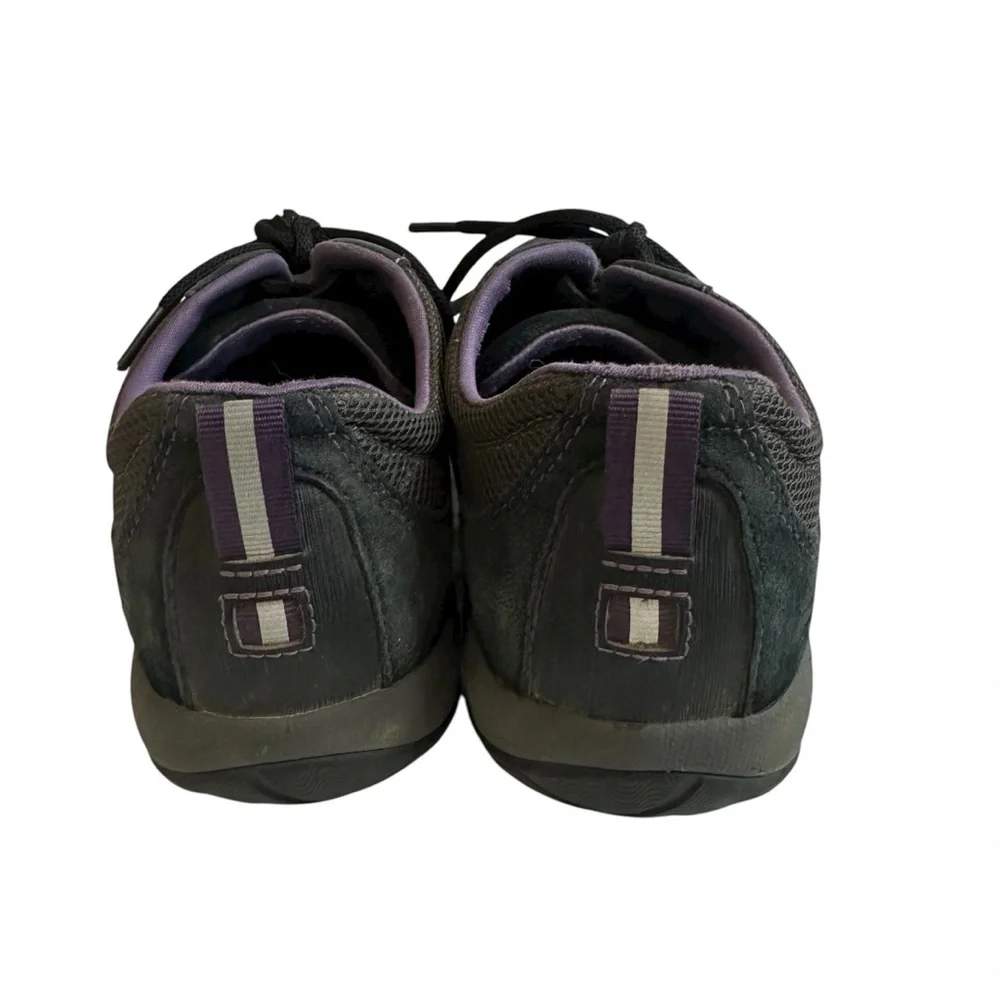 Dansko Paisley Waterproof Suede Shoes Black Purple Walking Hiking Comfort Sz 39